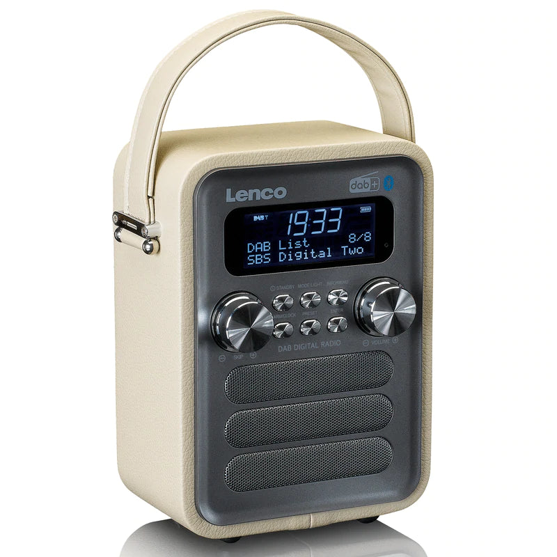 Lenco PDR-051 DAB+ Radio (Taupe/Silver)