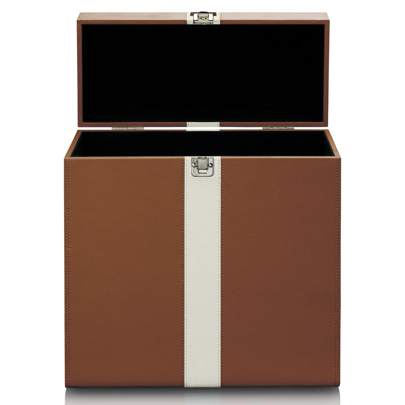 Lenco TTA-301BNWH Låda för 12" Vinyl (Brun)