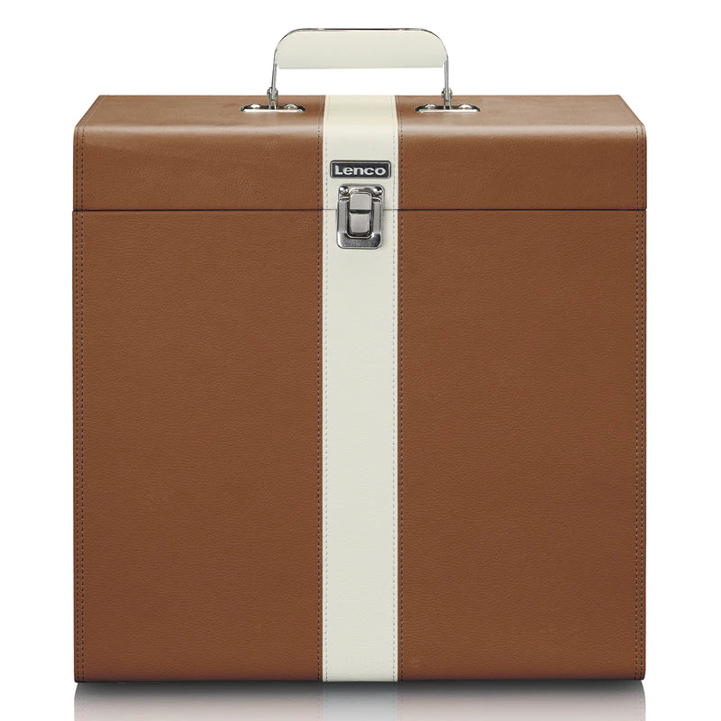 Lenco TTA-301BNWH Låda för 12" Vinyl (Brun)