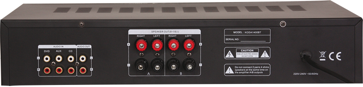 Madison HI-FI stereoförstärkare (svart, 2x100W)