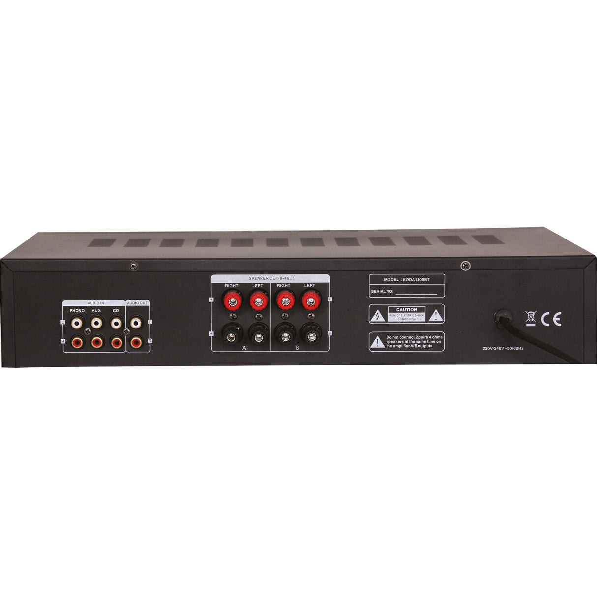 Madison HI-FI stereoförstärkare (silver, 2x140W)