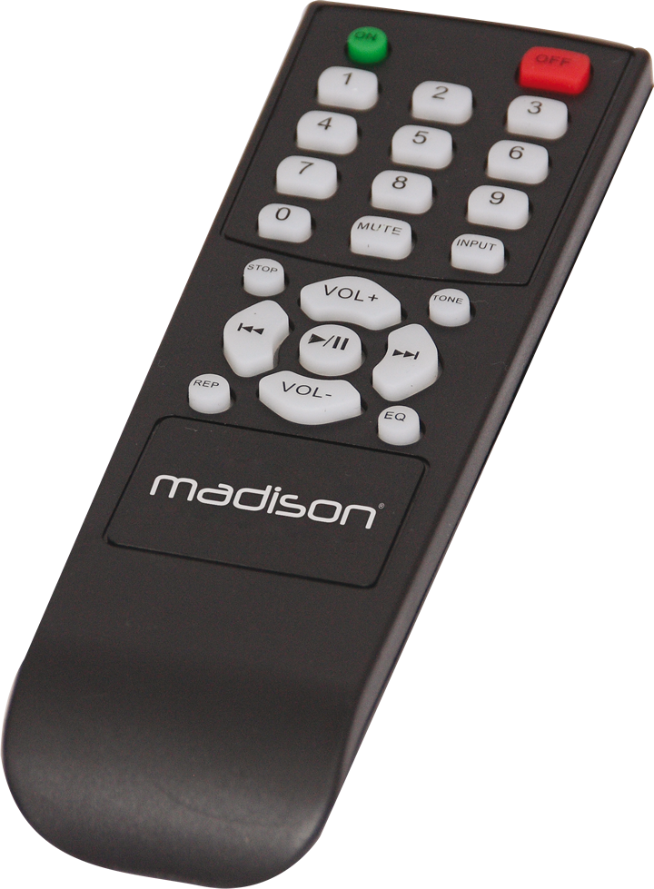 Madison HI-FI stereoförstärkare (svart, 2x100W)