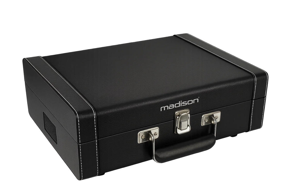 Madison Vintage Skivspelare m. Bluetooth (Svart)
