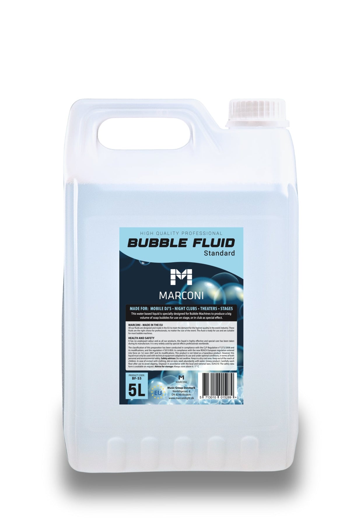 Marconi Såpbubbelmaskin (Svart) + Såpbubbelvätska