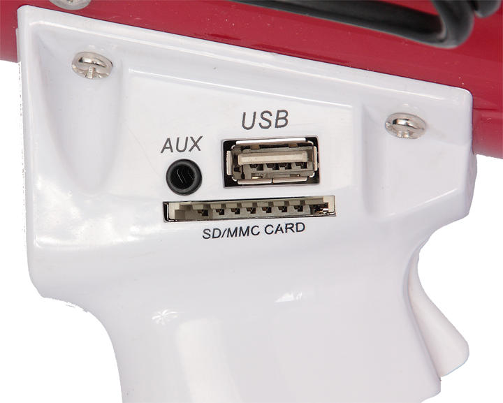 Megafon med USB och SD-kortläsare (50W)
