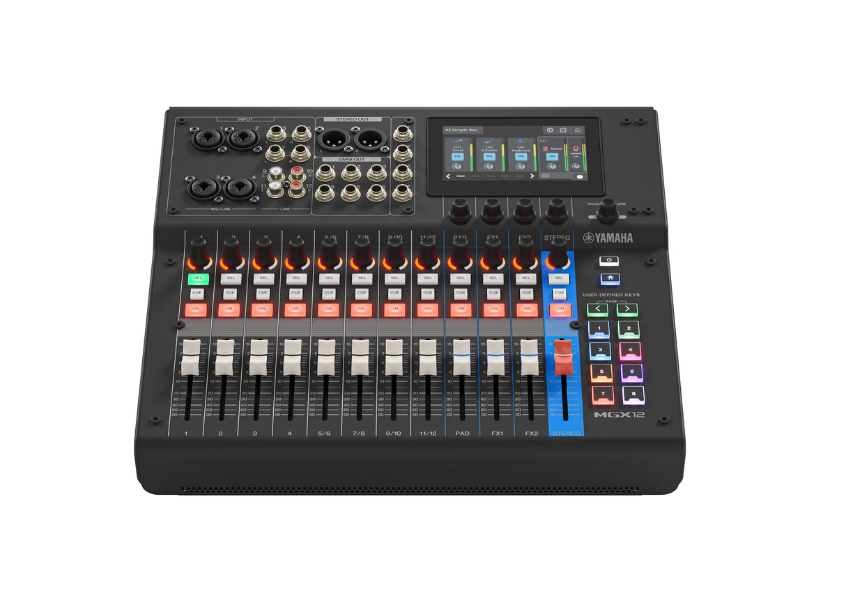 Yamaha MGX12 Digital mixer (Svart)