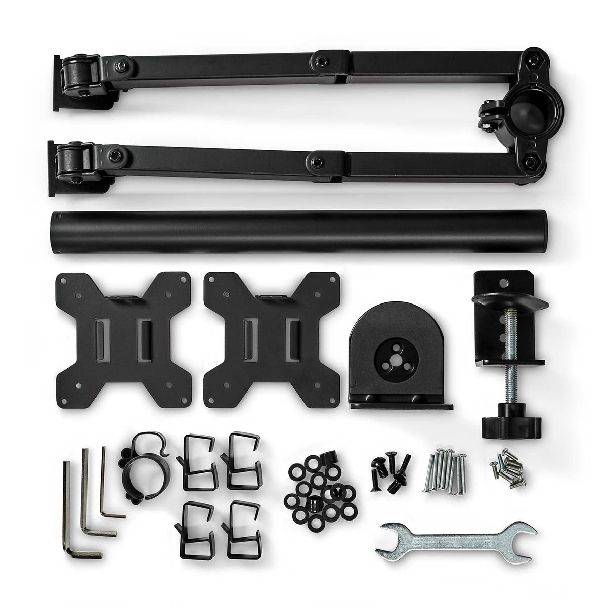 Bordsfäste för 2 skärmar (15-32")