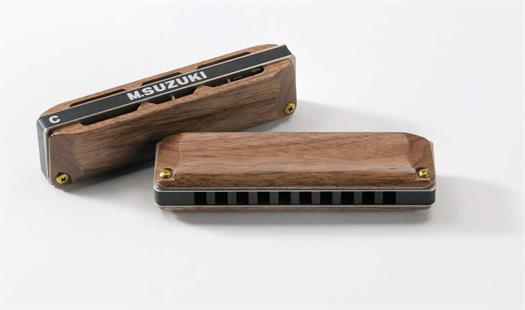 Suzuki Manji M-20w wood diatoniskt munspel. Ton: G