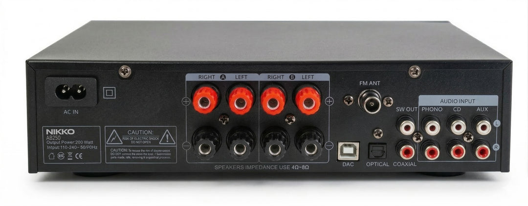 NIKKO AB250 Hi-Fi-förstärkare (2x50W)
