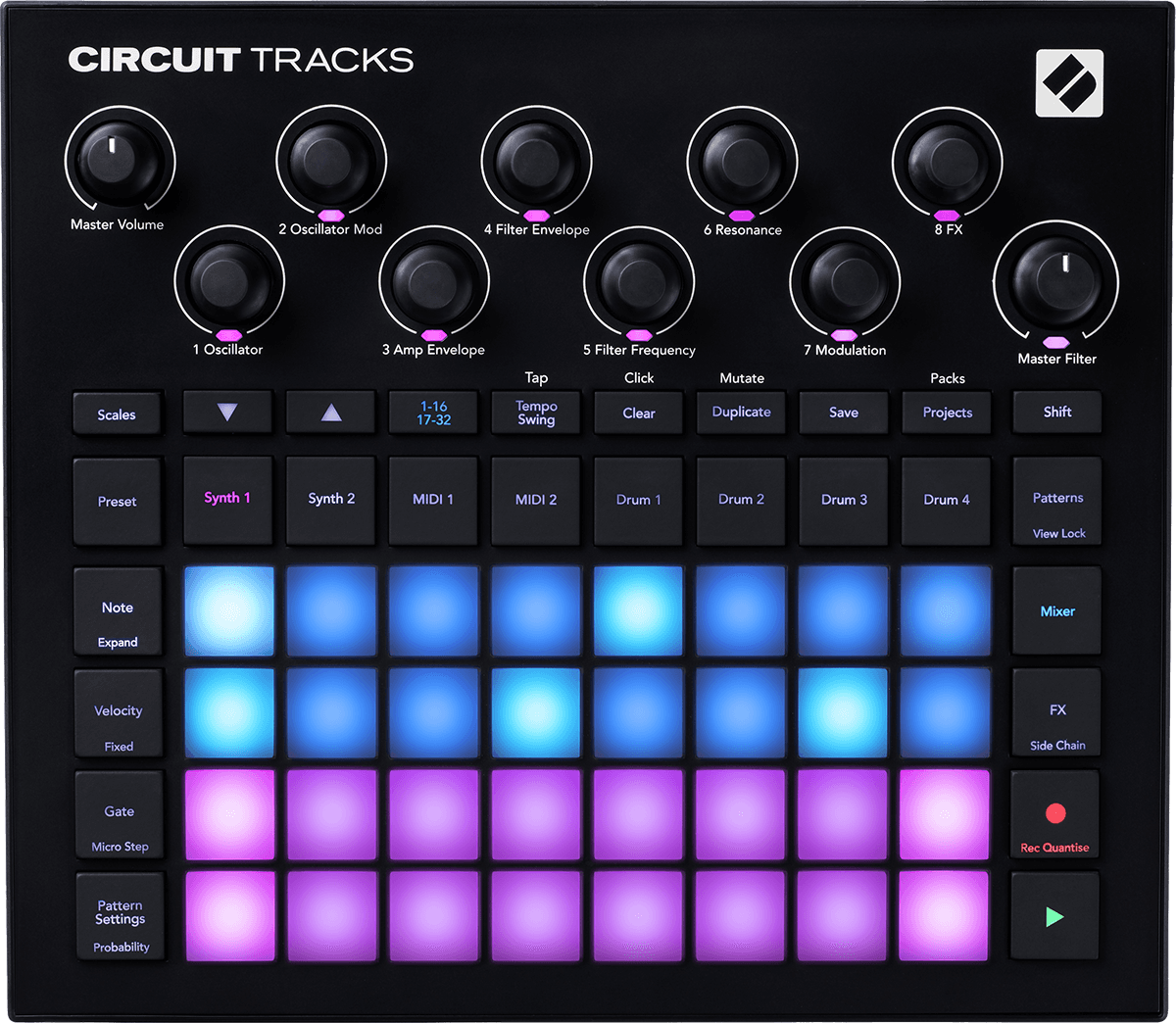 Novation Circuit Tracks trummaskin