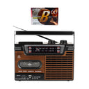 Studio 57 Kassettbandspelare med FM & Bluetooth, Brun + Kassettband