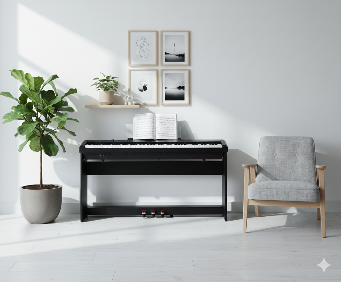 Grooveland P22 Pianopaket (Svart)