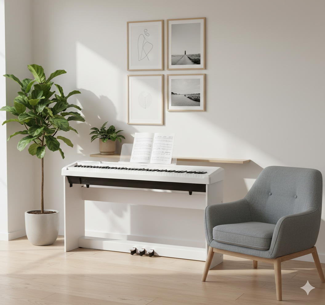 Grooveland P22 Klavarpaket (Vit)