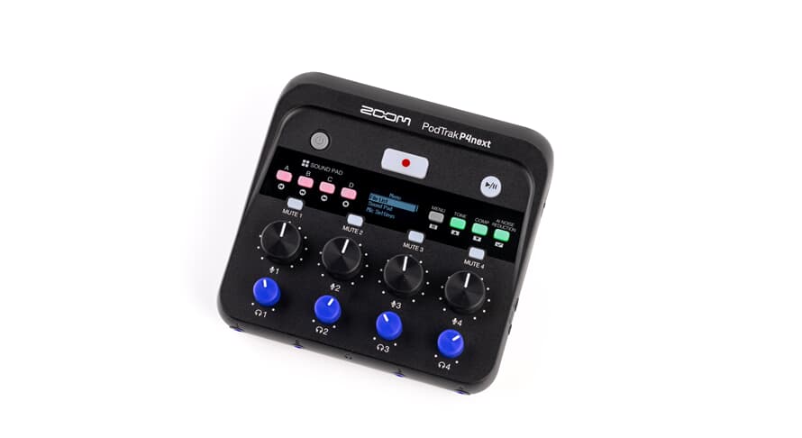 Zoom P4 PodTrak P4next Podcastinspelare