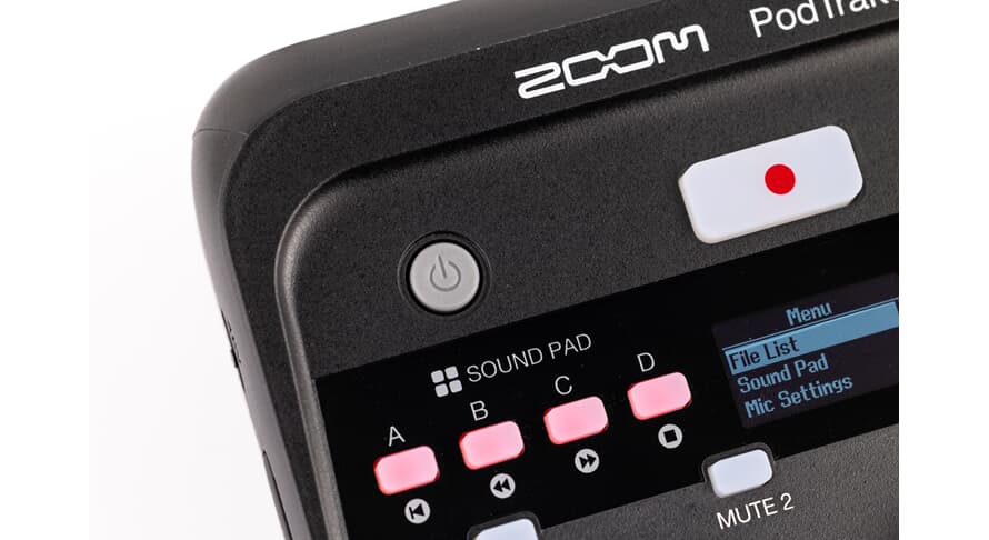 Zoom P4 PodTrak P4next Podcastinspelare