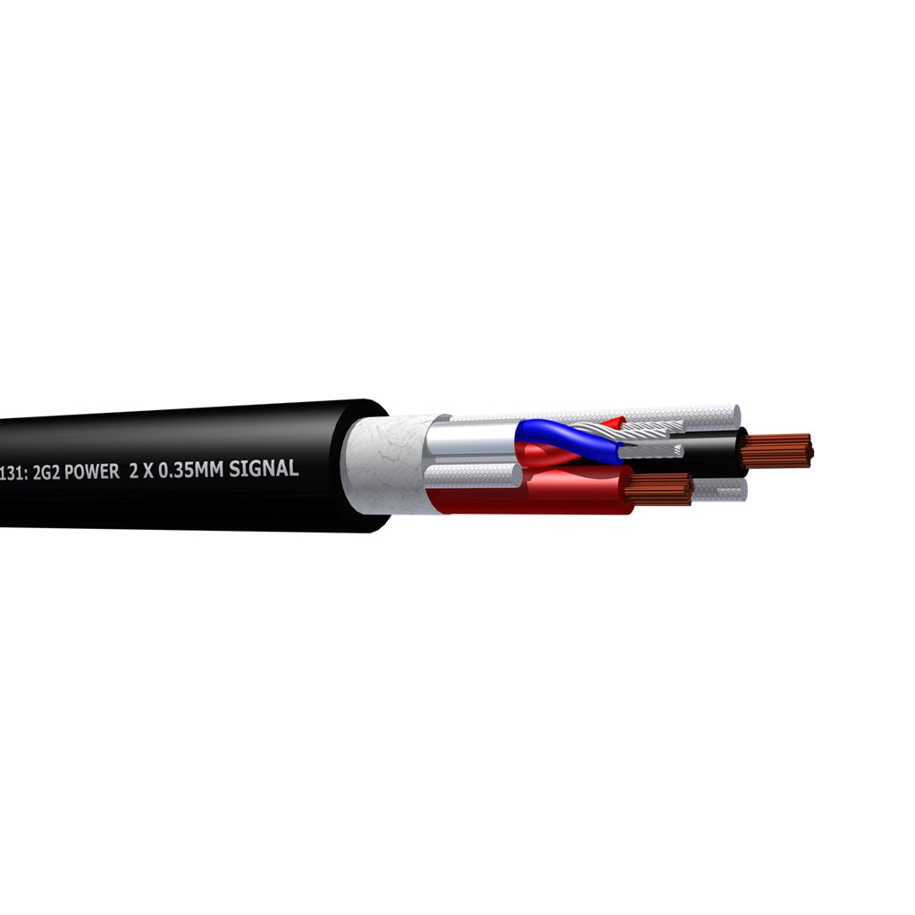 ProCab Signal & power kabel 2 x 2 mm² 100 meter