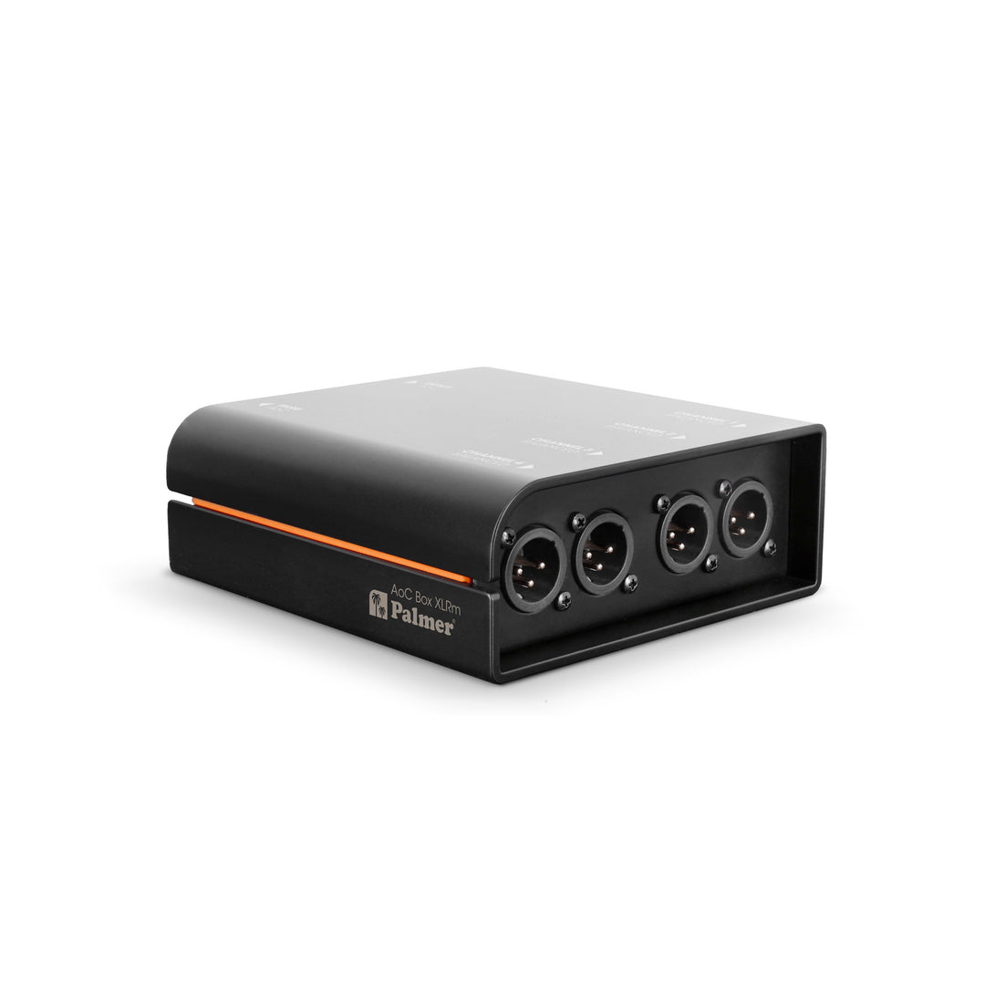 Palmer AoC Box XLRm - Audio over Cat-box från etherCON till 4 x XLR hane