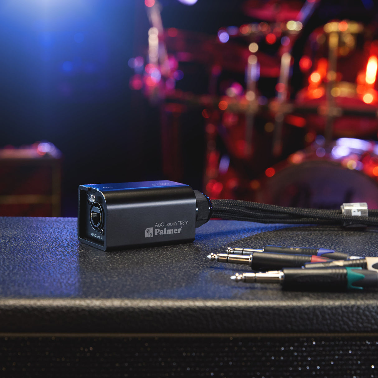 Palmer AoC Loom TRSm - Audiokabelset över Cat från etherCON till 4 x 6,3 mm TRS-jack