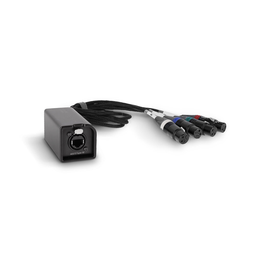 Palmer AoC Loom XLRf - Audio over Cat-kabel från etherCON till 4 x XLR hona