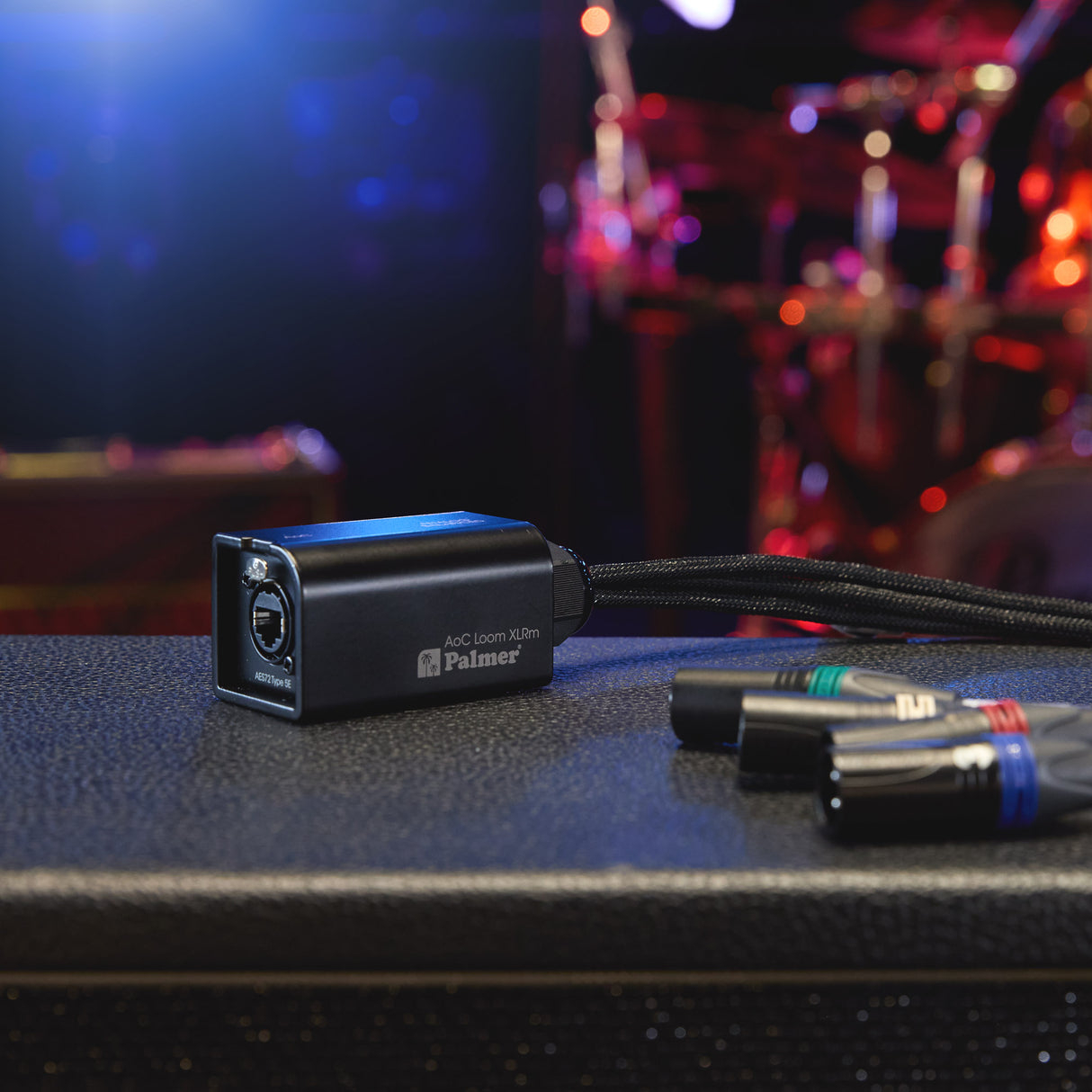 Palmer AoC Loom XLRm - Audio over Cat-kabel från etherCON till 4 x XLR hane