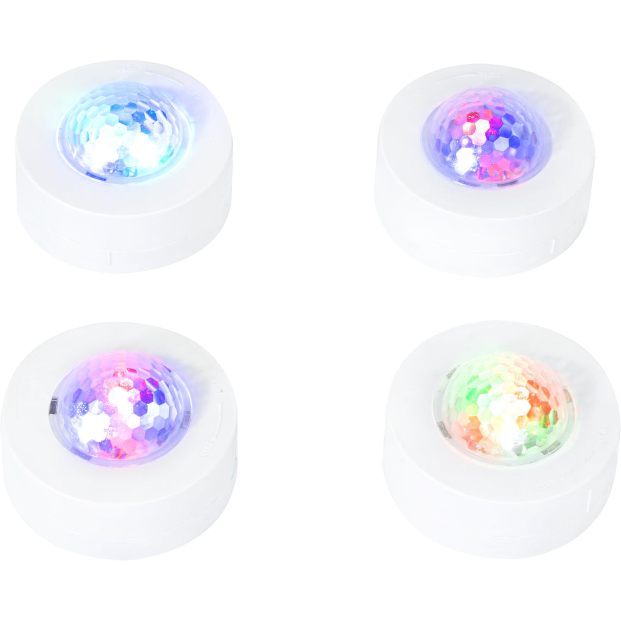 Mini astroeffekt med batteri (4-pack)