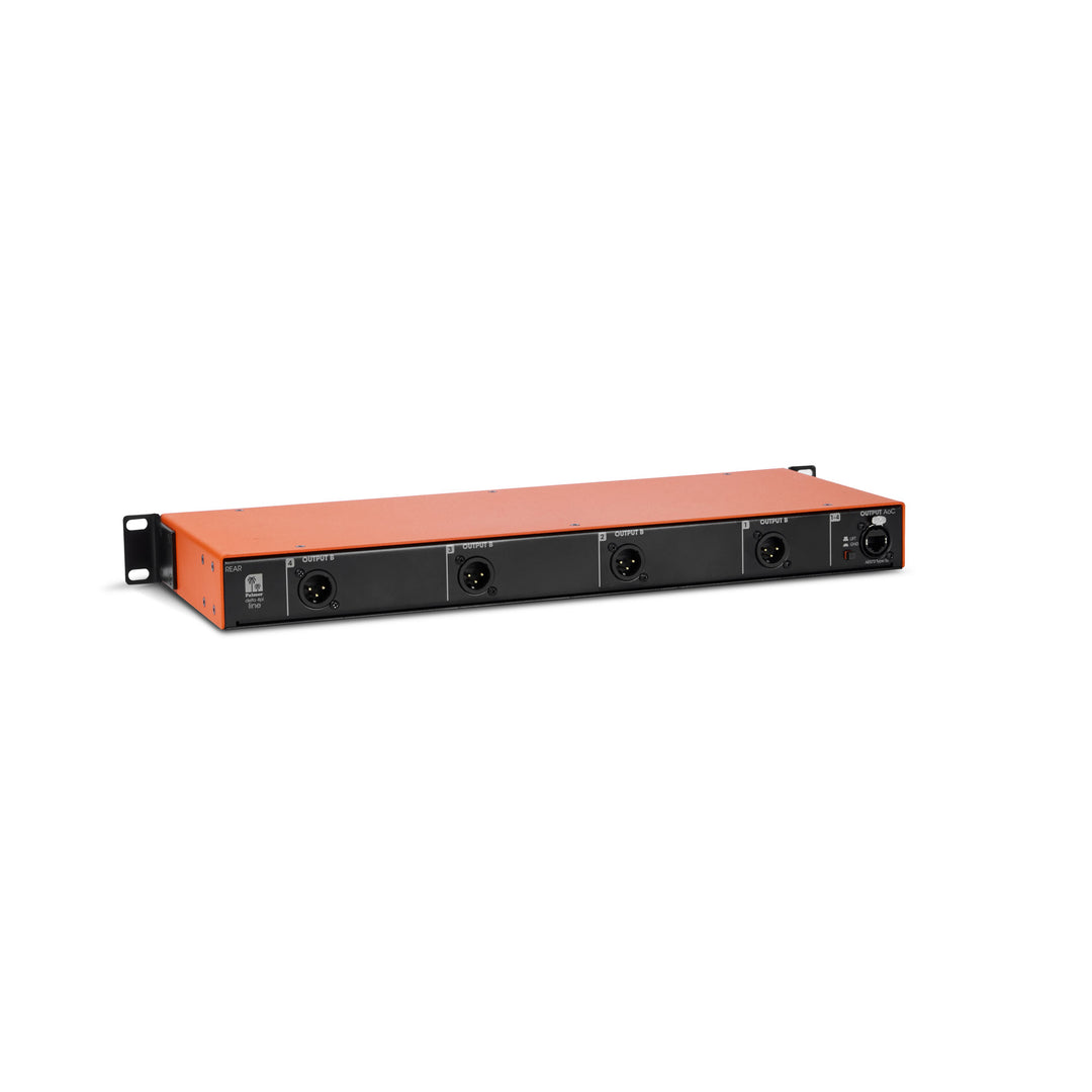Palmer DELTA 4PL - 4-kanals passiv linjesplitter med ljud via Cat-kabel