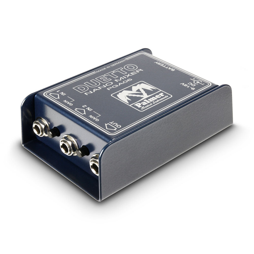 Palmer DUETTO - Nano-mixer för gitarrer och linjesignaler