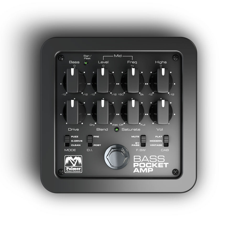 Palmer POCKET AMP BASS - Bärbar basförförstärkare