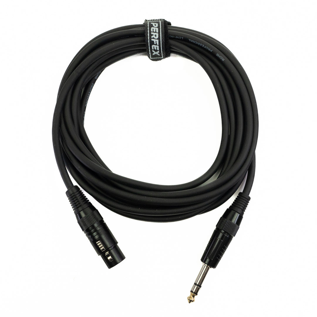 Perfex XLR hona till balanserad tele (5m)