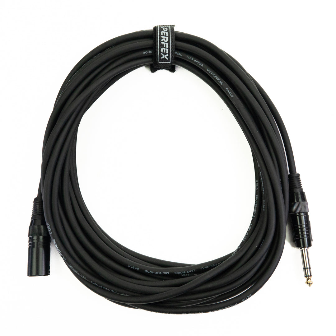Perfex XLR hane till balanserad tele (10m)