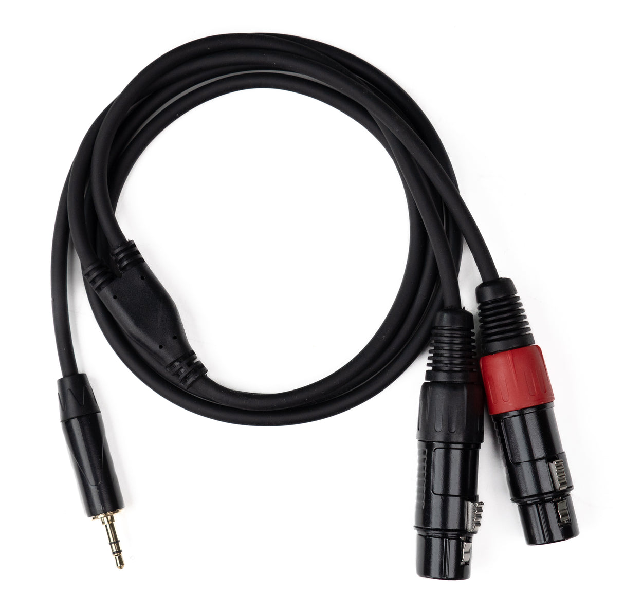 MINIJACK 3,5mm TRS Hane till 2x XLR Hona (1,3m)