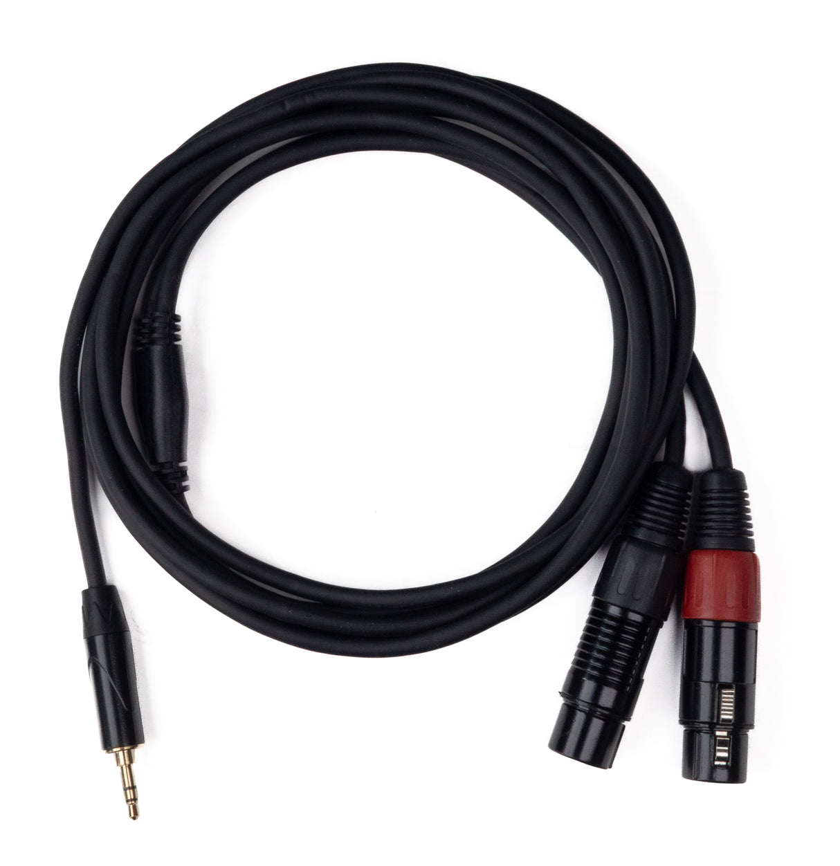 MINIJACK 3,5mm TRS Han till 2x XLR Hon (3m)