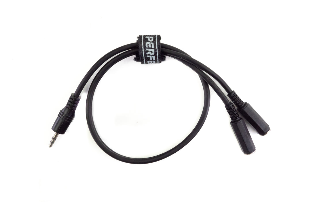 Perfex 3,5mm hörlursdelningskabel (0,5m)