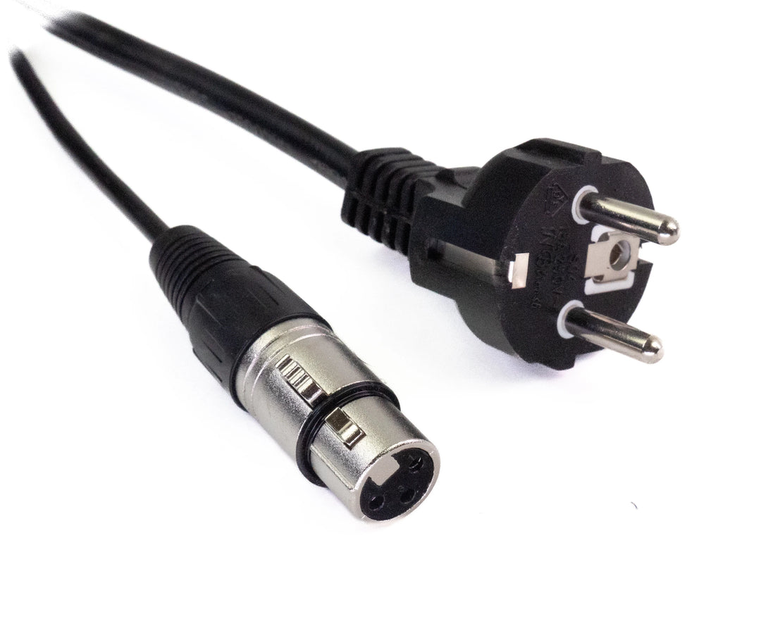 Perfex Schuko & XLR Kombikabel (Audio, 1,5m)
