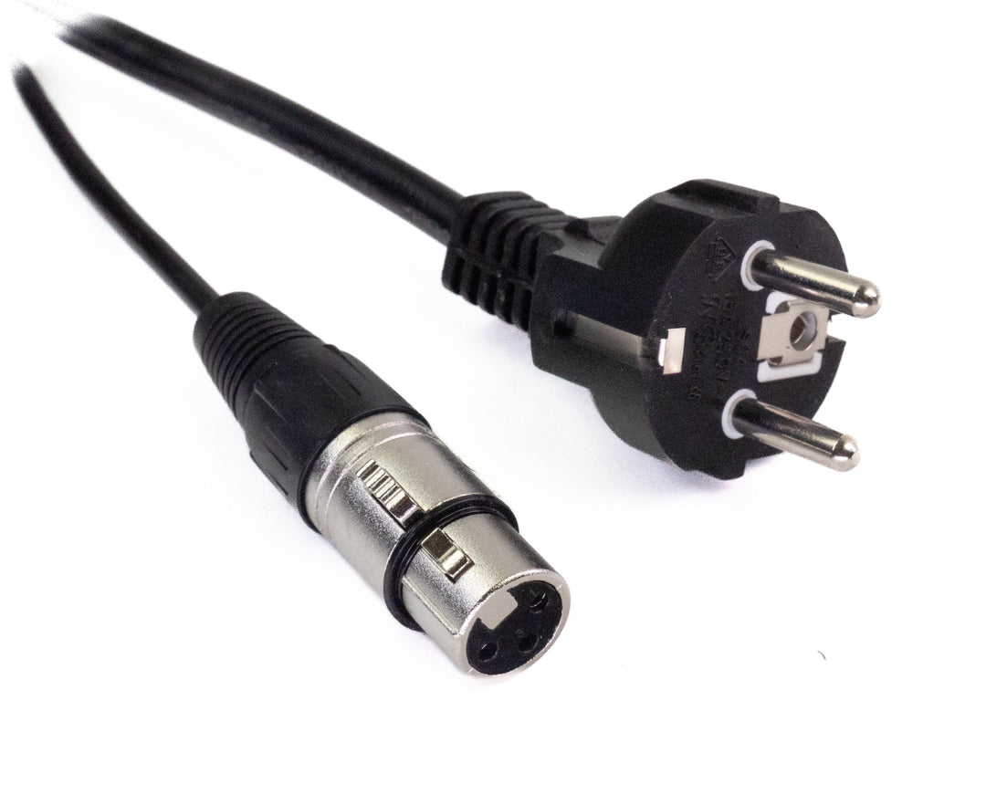 Perfex XLR & IEC strömkabel (Ljud, 10m)