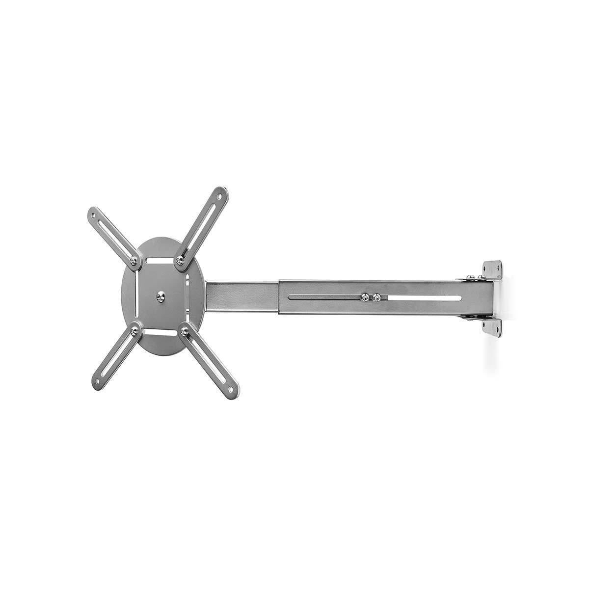 Projektorväggfäste helt rörligt (silver, 10 kg)