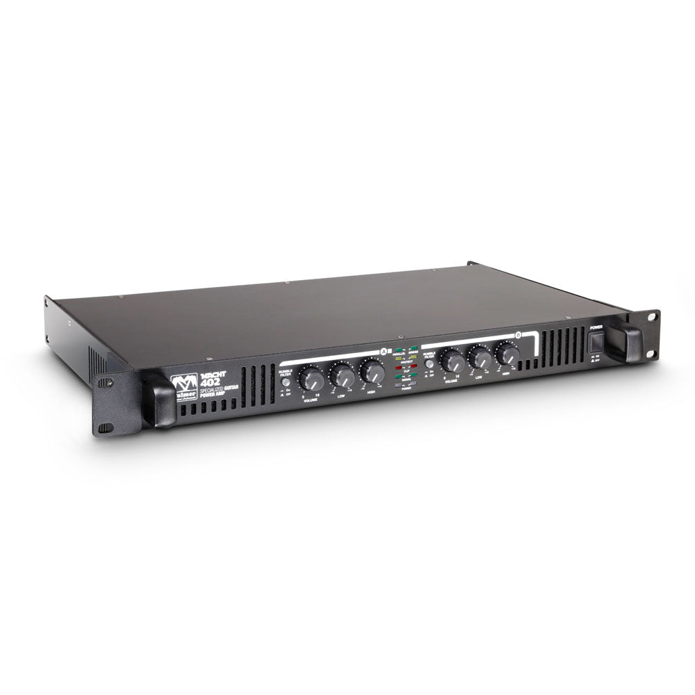 Palmer MACHT 402 - 19" stereo-slutsteg för gitarr