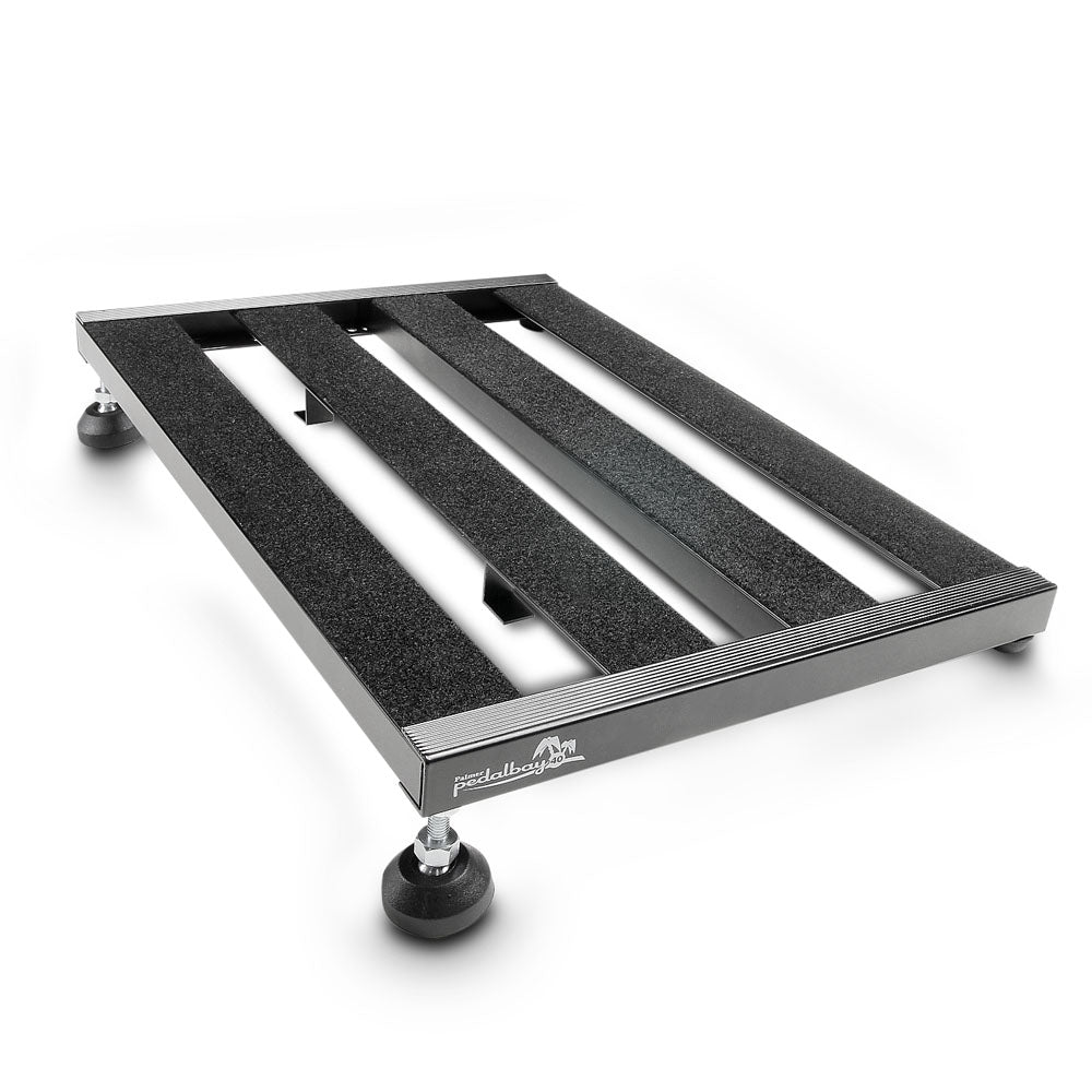 Palmer PEDALBAY® 40 - Lätt pedalboard med variabel konfiguration med skyddande softcase, 45 cm