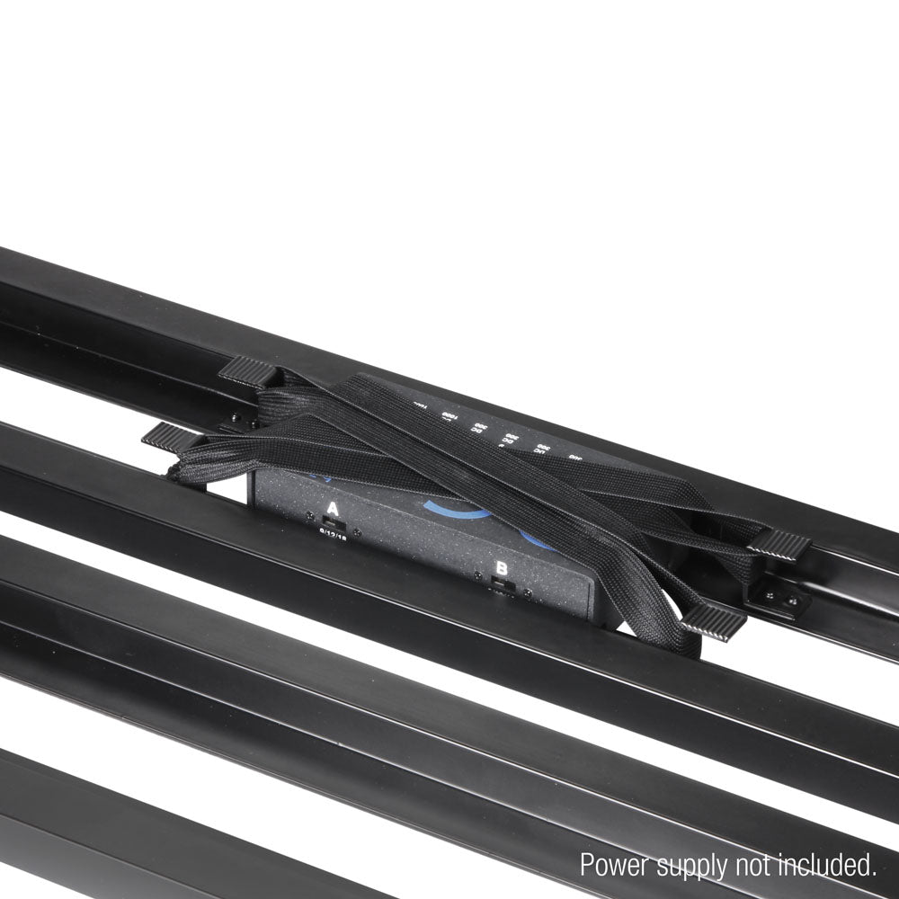 Palmer PEDALBAY® 50 S - Lätt, kompakt pedalboard med skyddande softcase, 50 cm