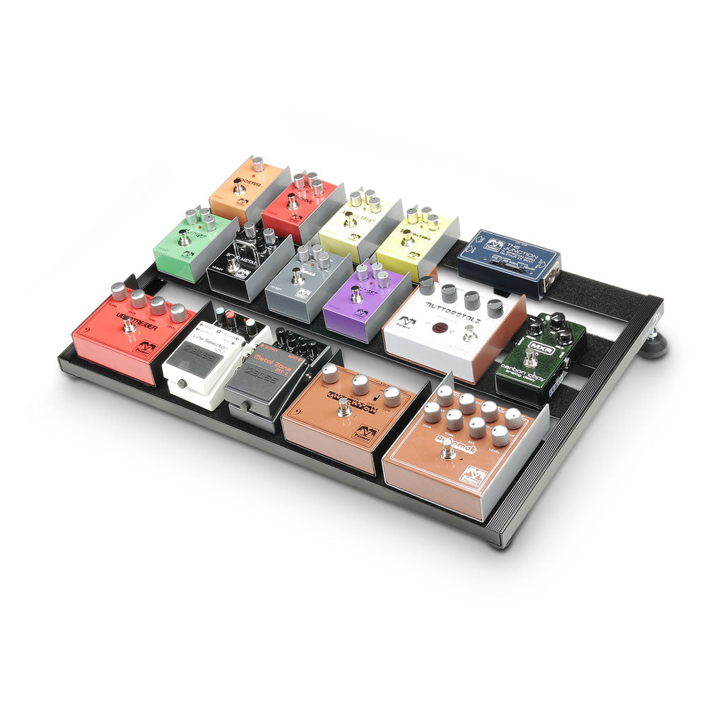 Palmer PEDALBAY® 60 L - Lätt, justerbart pedalboard med skyddande softcase, 60 cm