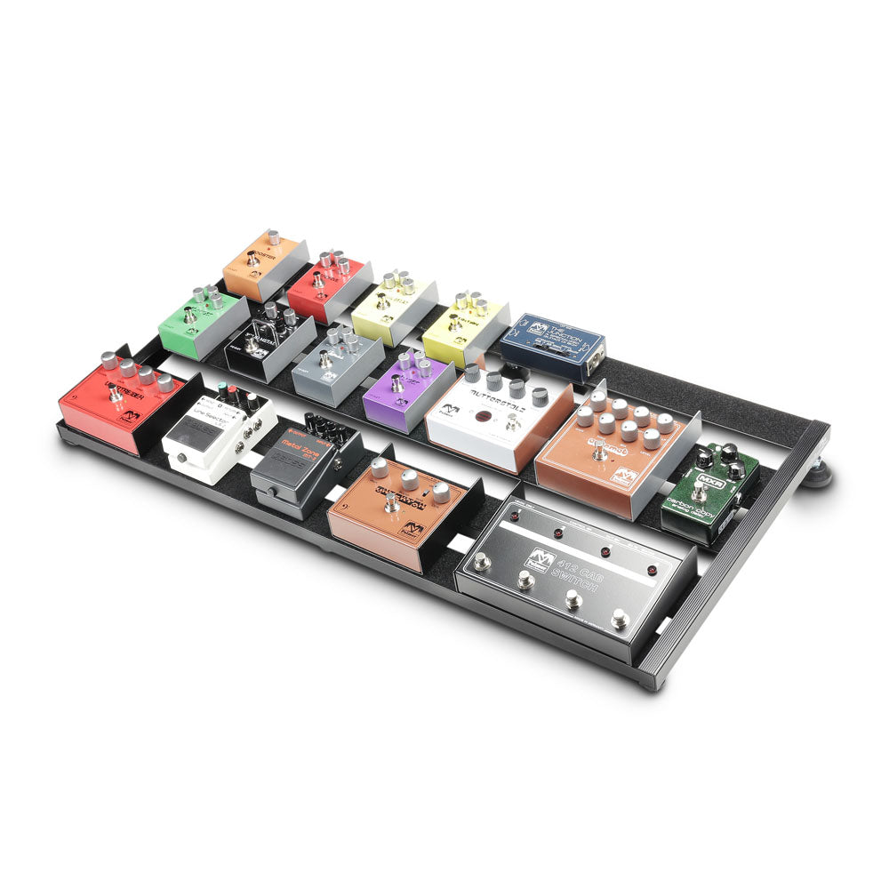 Palmer PEDALBAY® 80 - Lätt, variabelt pedalboard med skyddande softcase, 80 cm