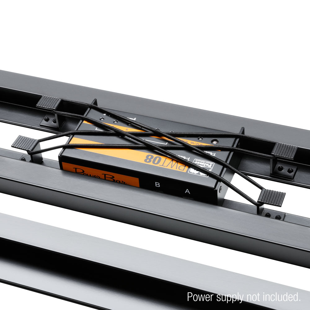 Palmer PEDALBAY® 80 - Lätt, variabelt pedalboard med skyddande softcase, 80 cm