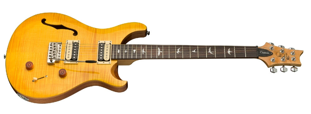 PRS SE Custom 22 Semi-Hollow elektrisk gitarr ( Santana Yellow )