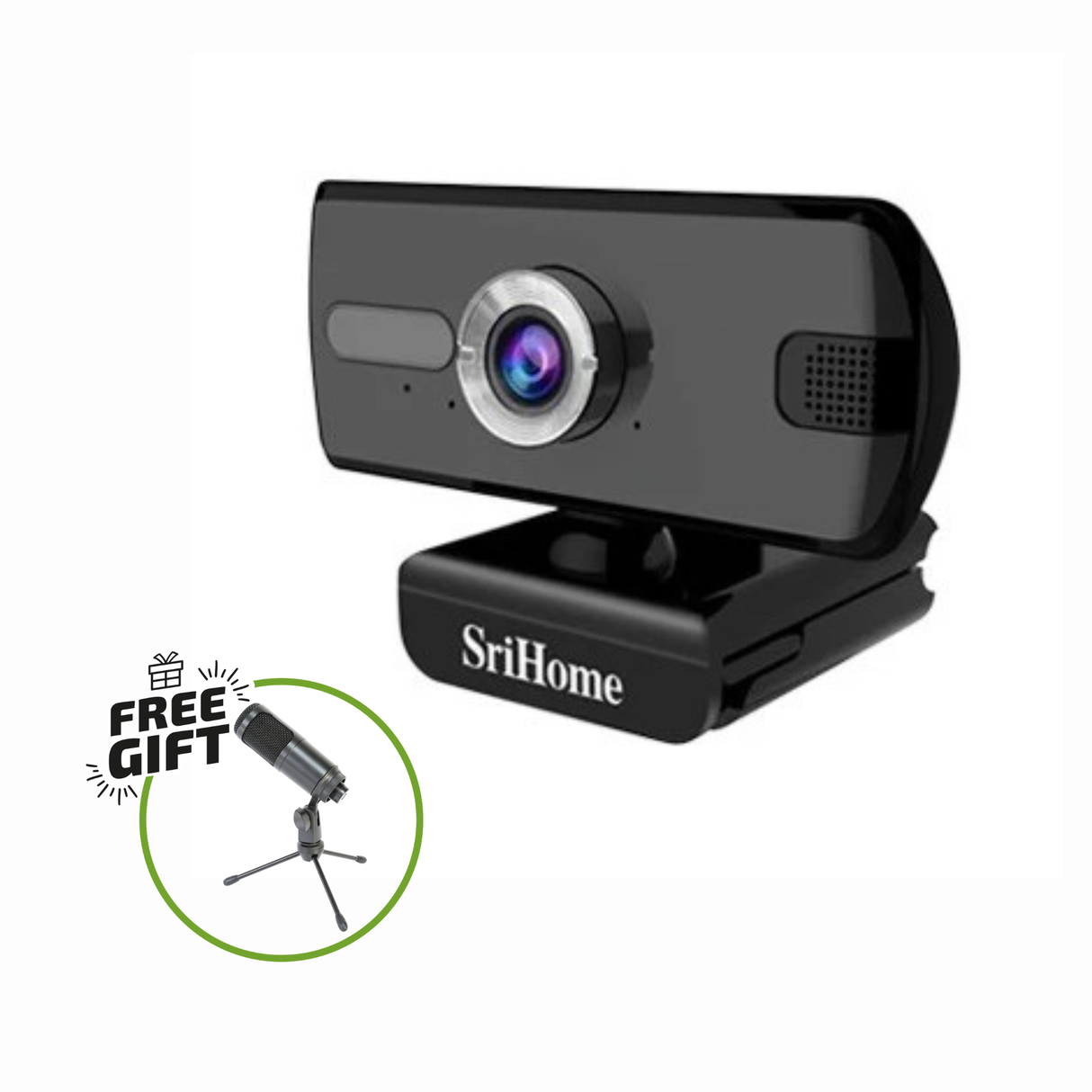 SriHome Full HD Webcam + Gratis Gåva