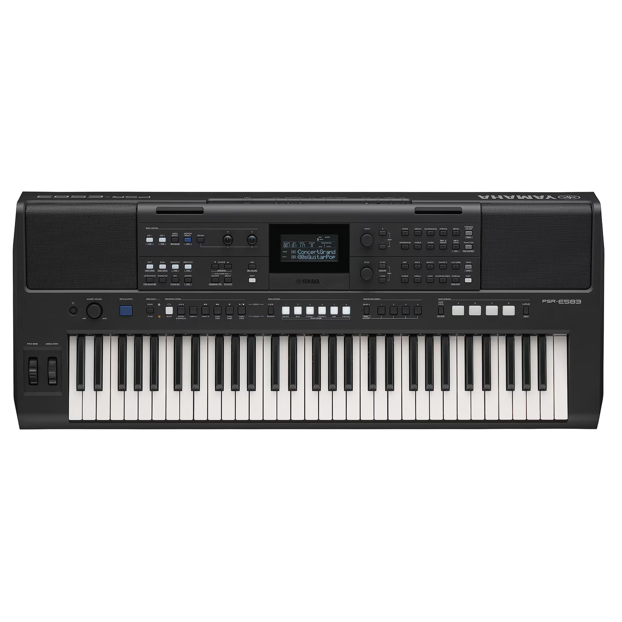 Yamaha PSR-E583 Keyboards (Svart)