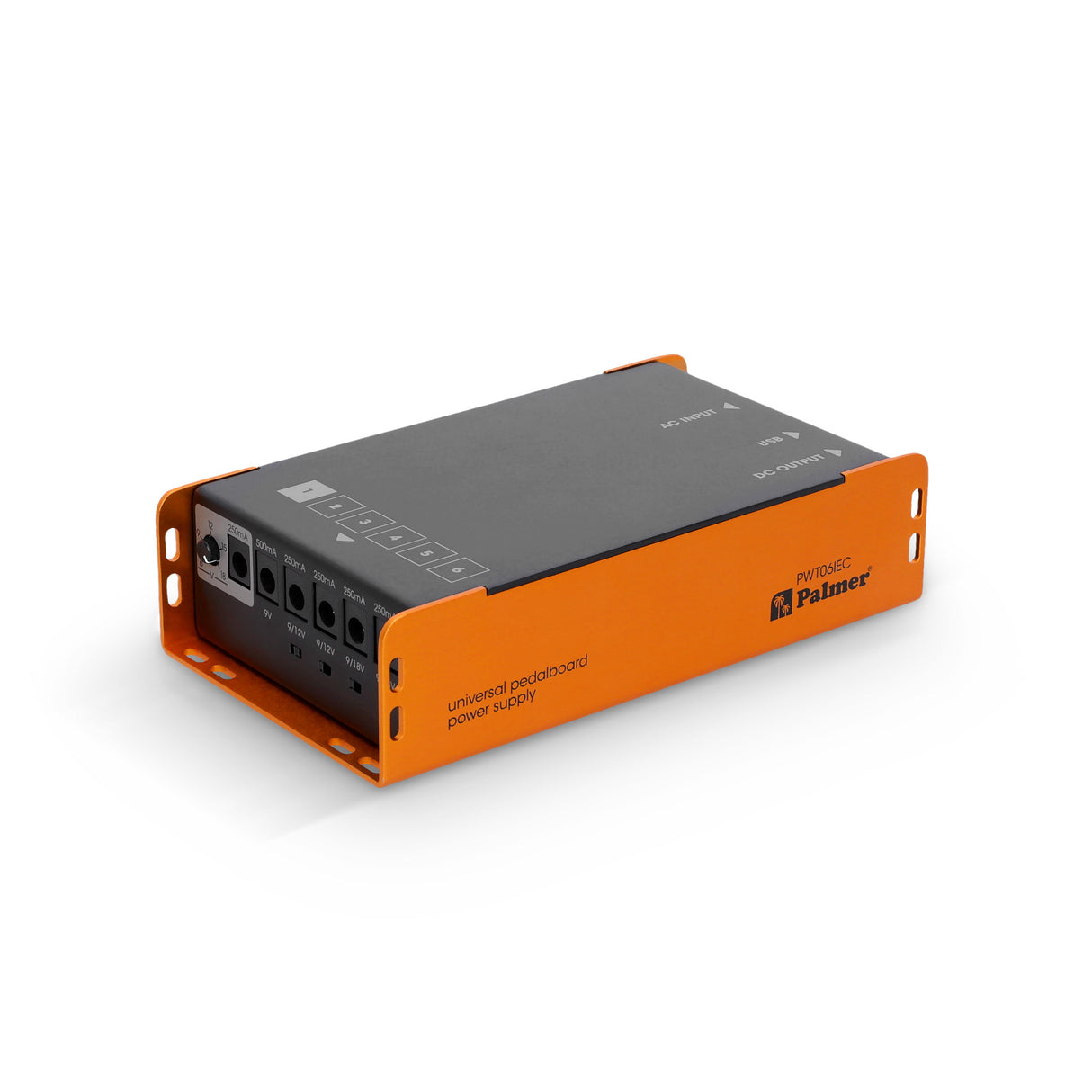 Palmer PWT 06 IEC - Universellt nätaggregat för pedalboard med USB