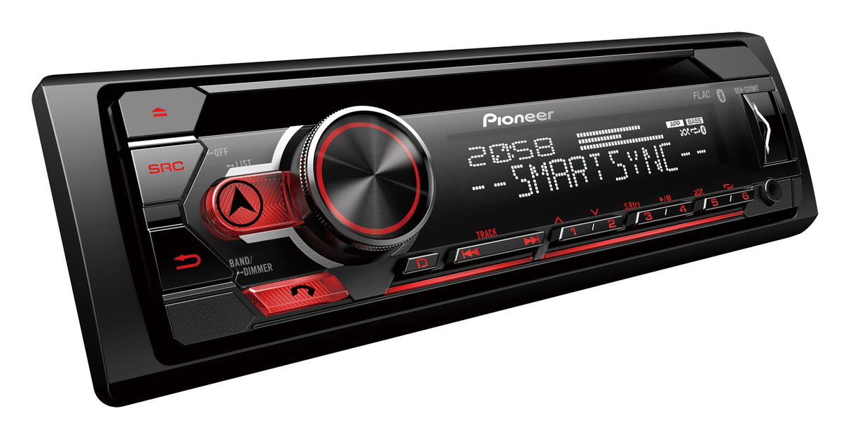 Pioneer DEH-S320BT 1-DIN bilstereo med Bluetooth