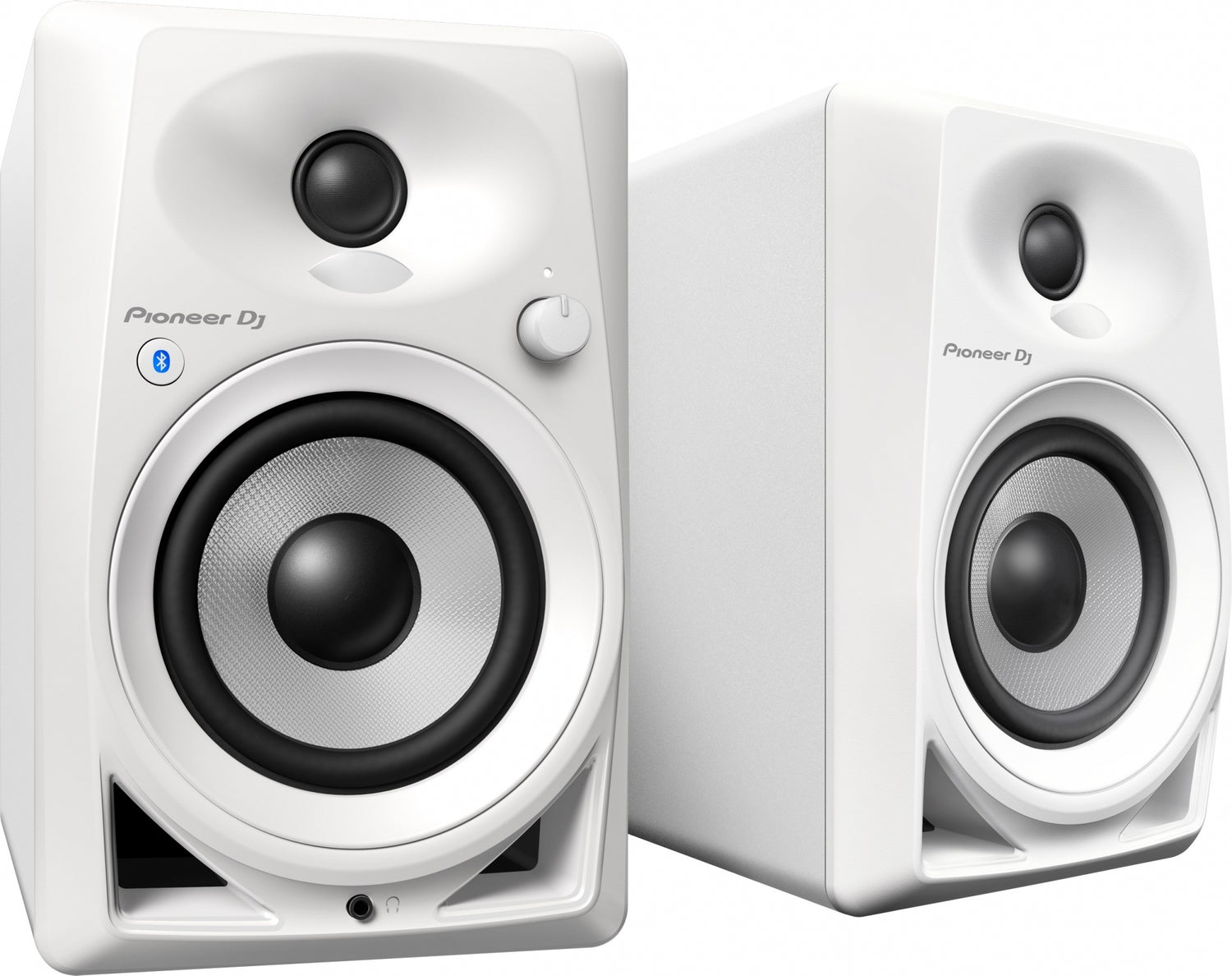 Pioneer DJ DM-40BT-W Studiomonitorer med Bluetooth (vit)