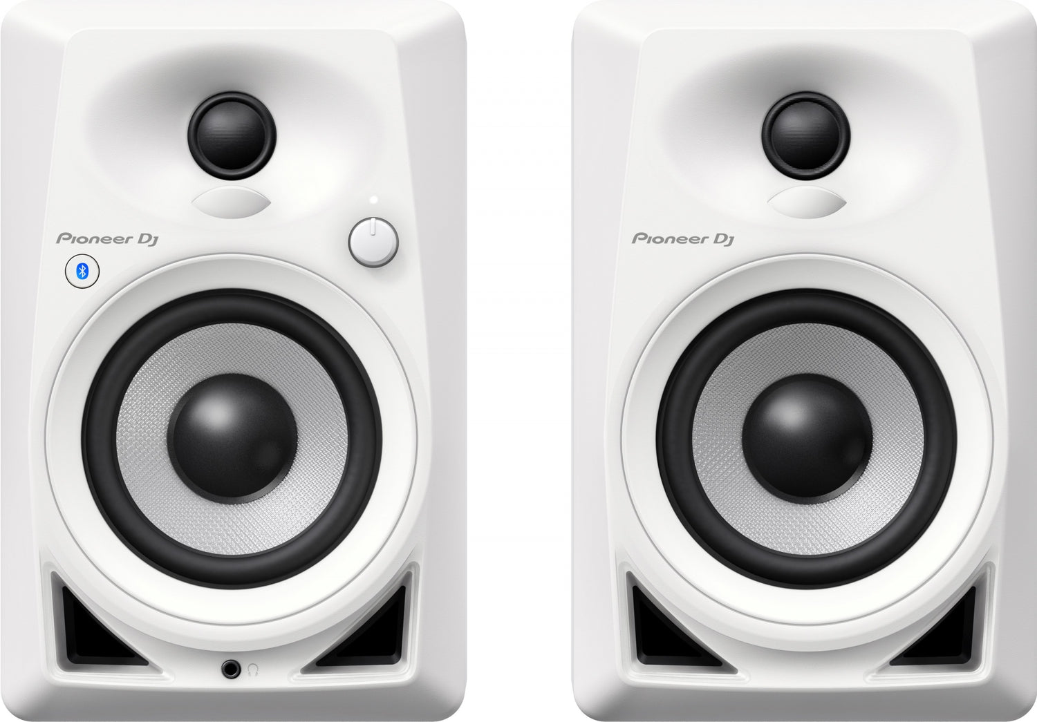Pioneer DJ DM-40BT-W Studiomonitorer med Bluetooth (vit)