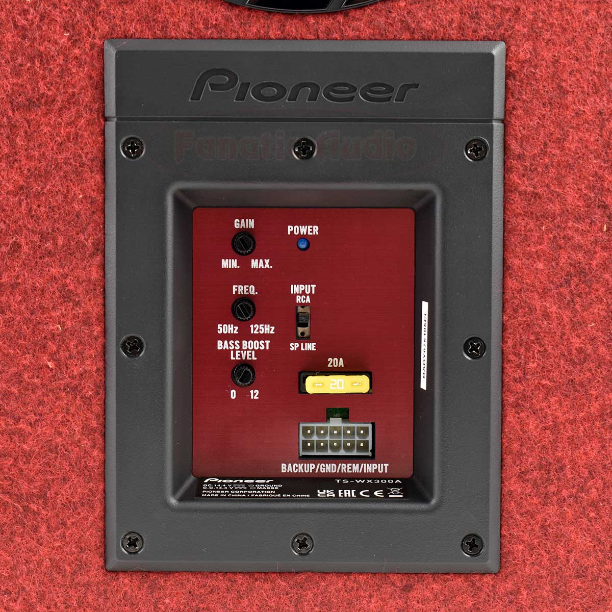 Pioneer TS-WX300A Active Subwoofer med inbyggd D-klassförstärkare